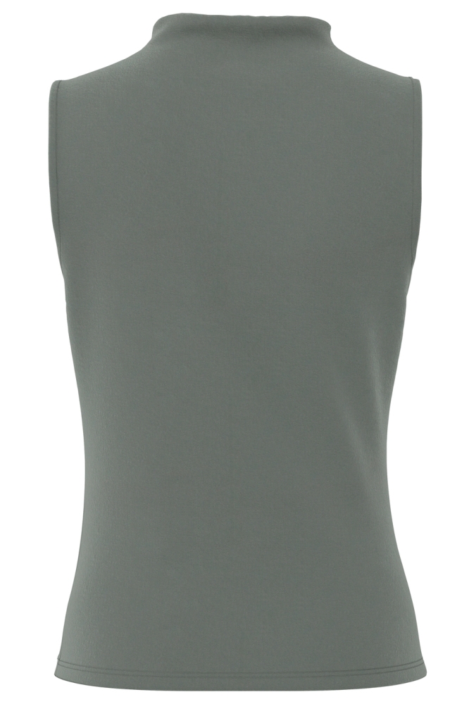 PCMADISON SL DRAPED TOP JRS NOOS BC 17151143 CASTOR GRAY